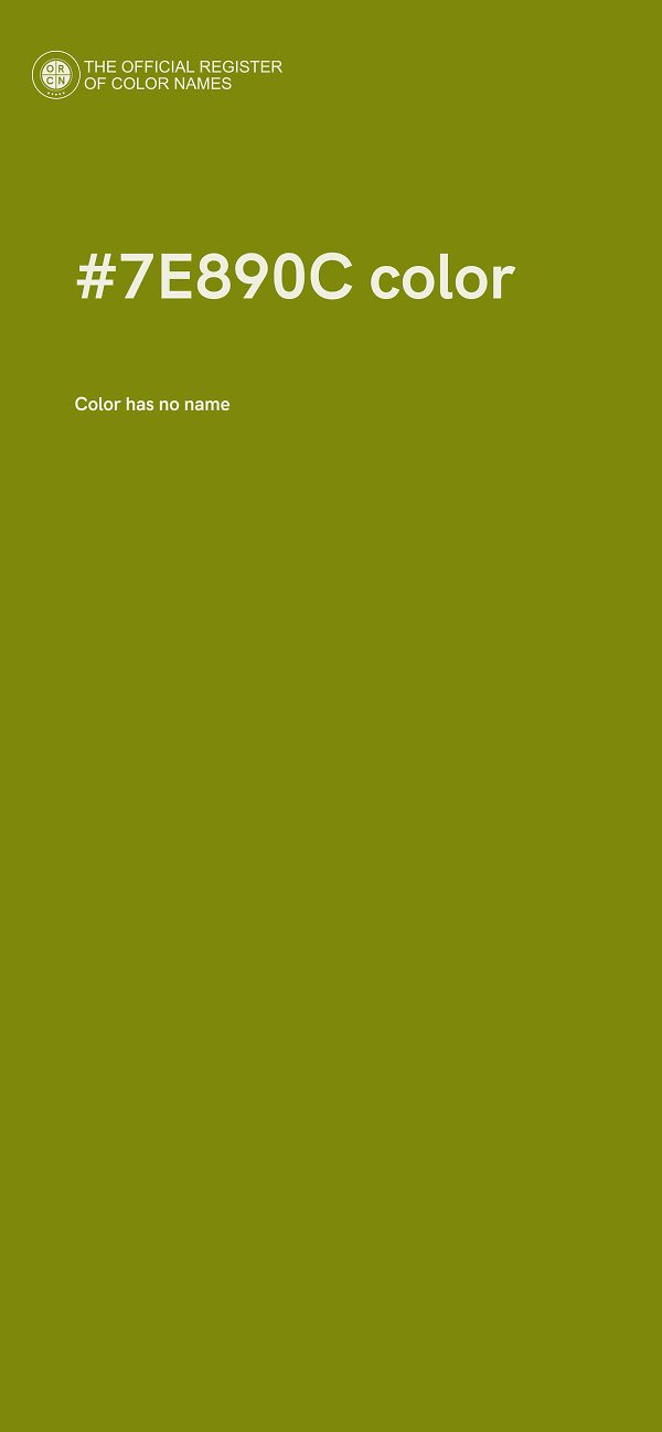#7E890C color image