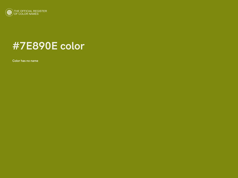 #7E890E color image