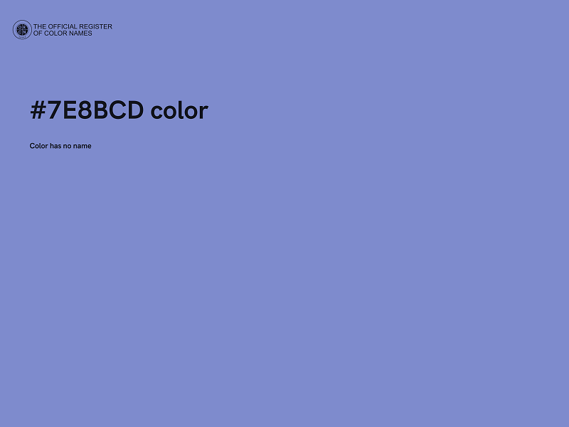 #7E8BCD color image