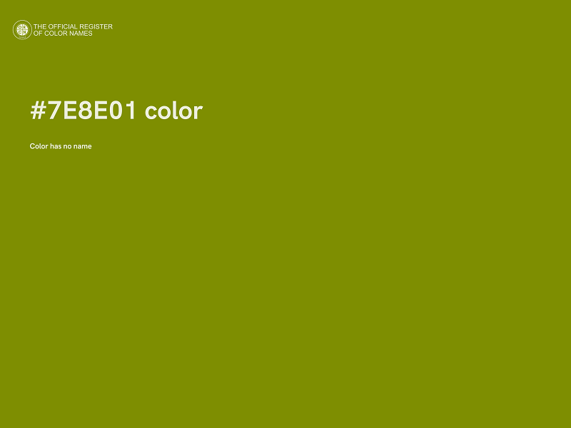 #7E8E01 color image