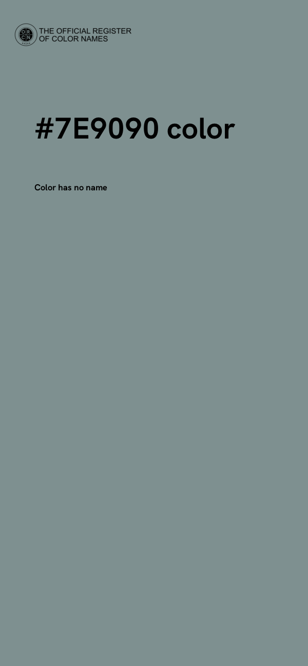 #7E9090 color image