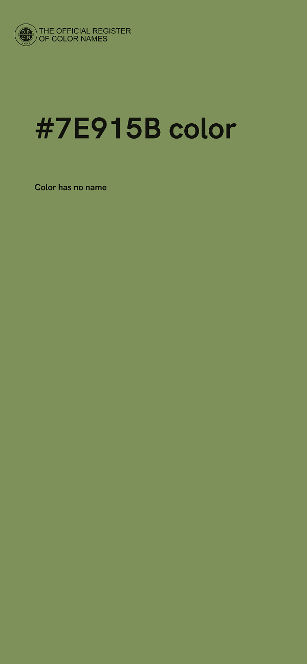 #7E915B color image