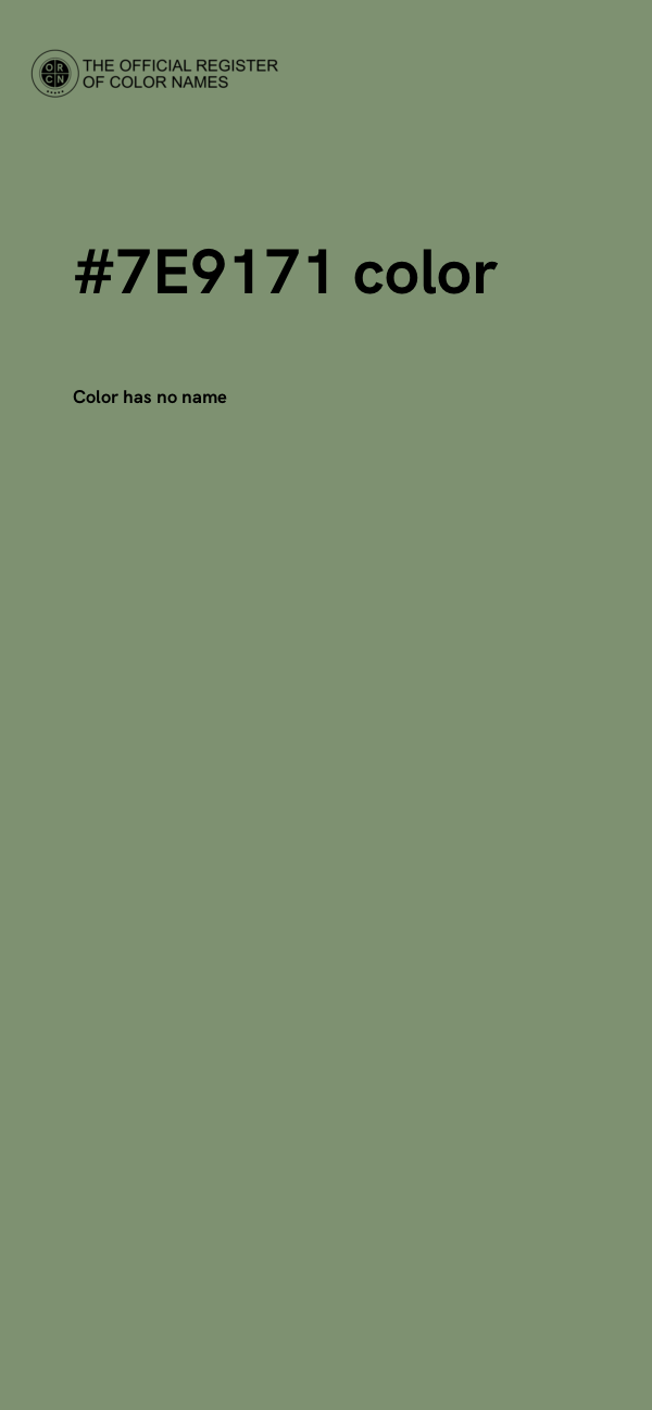 #7E9171 color image