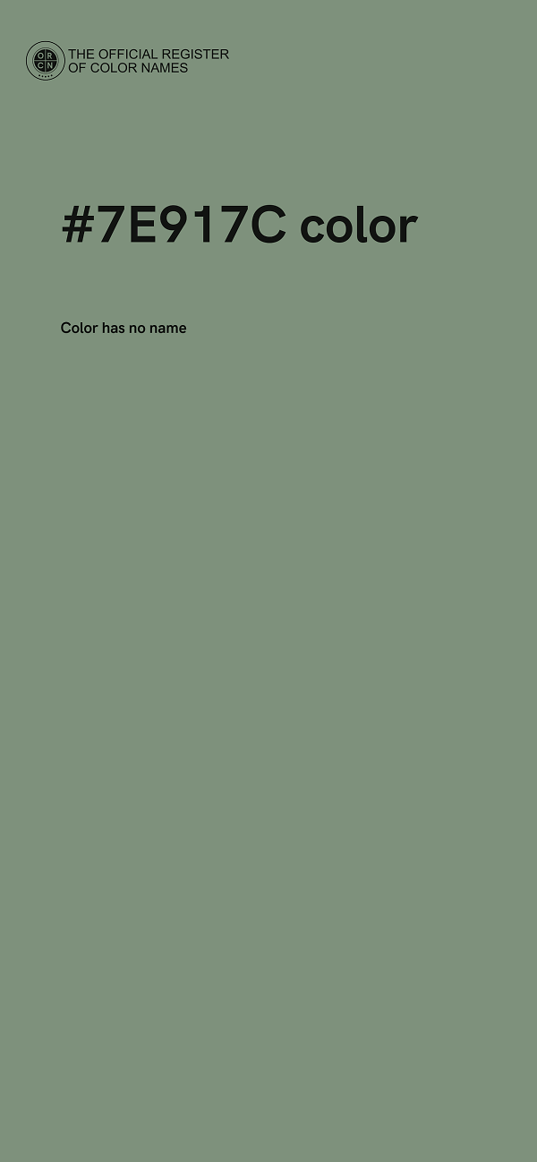 #7E917C color image
