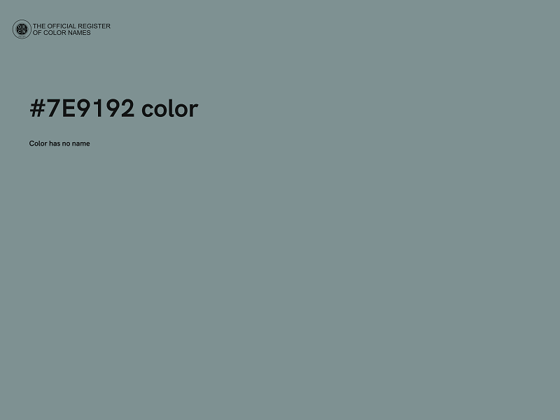 #7E9192 color image