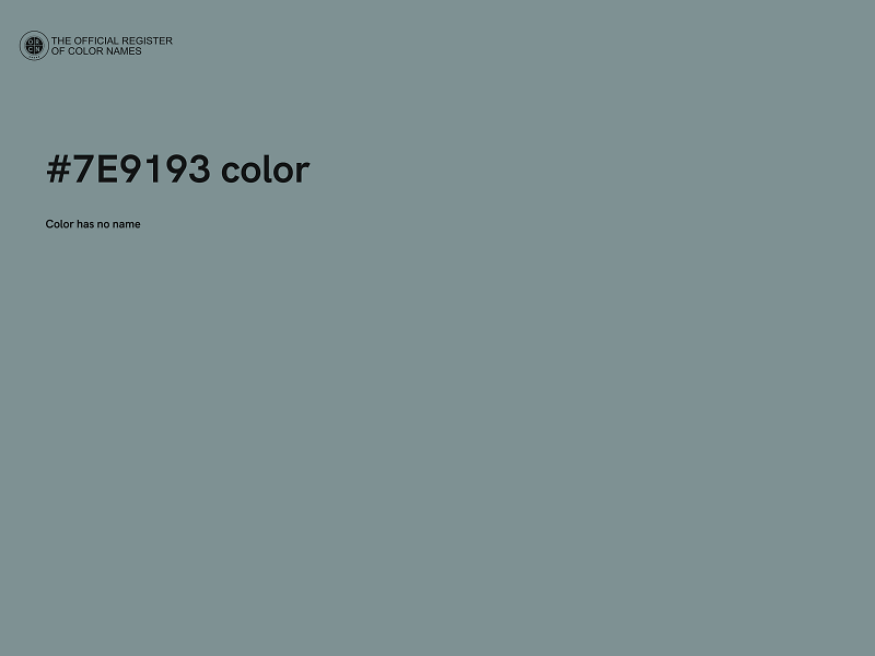 #7E9193 color image