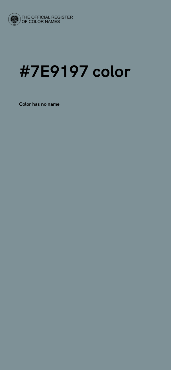#7E9197 color image
