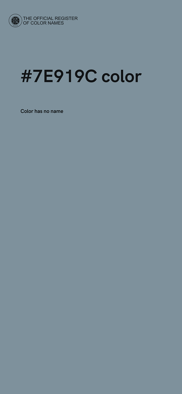 #7E919C color image