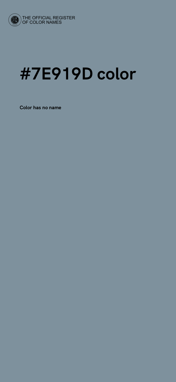 #7E919D color image