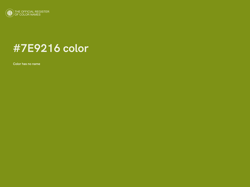 #7E9216 color image