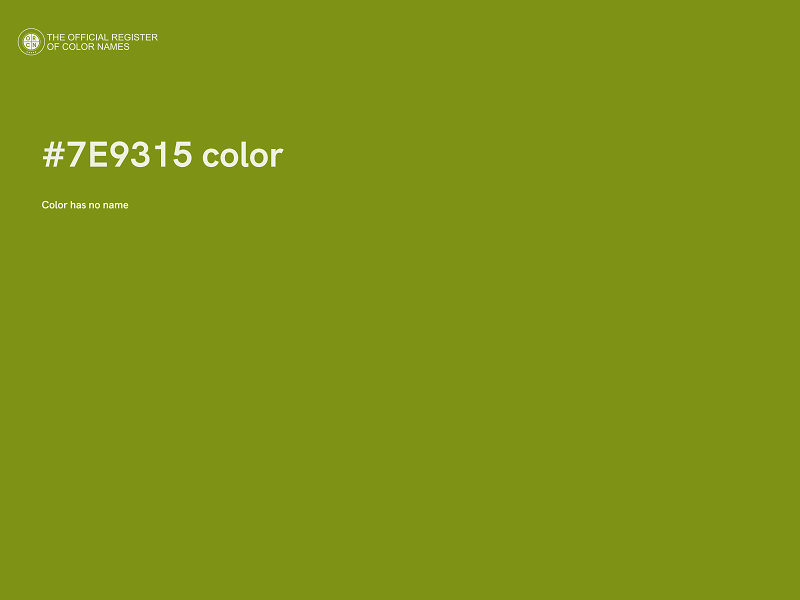 #7E9315 color image