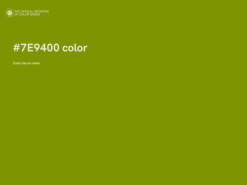 #7E9400 color image