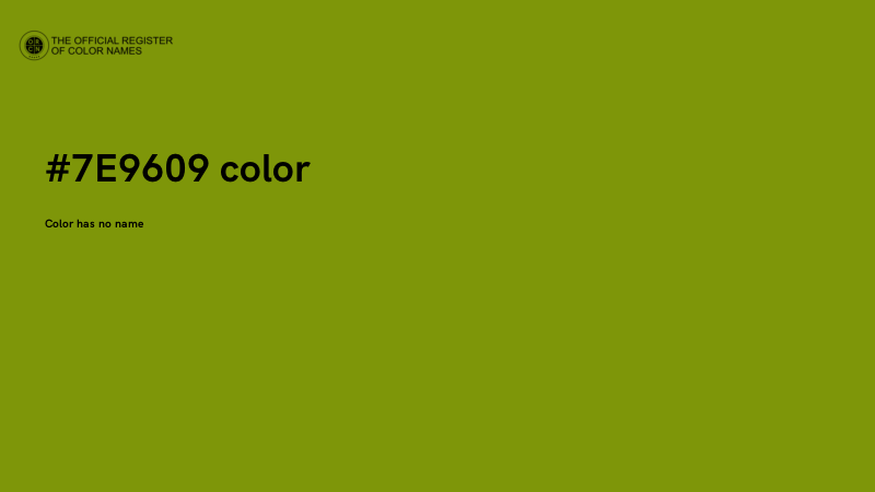 #7E9609 color image
