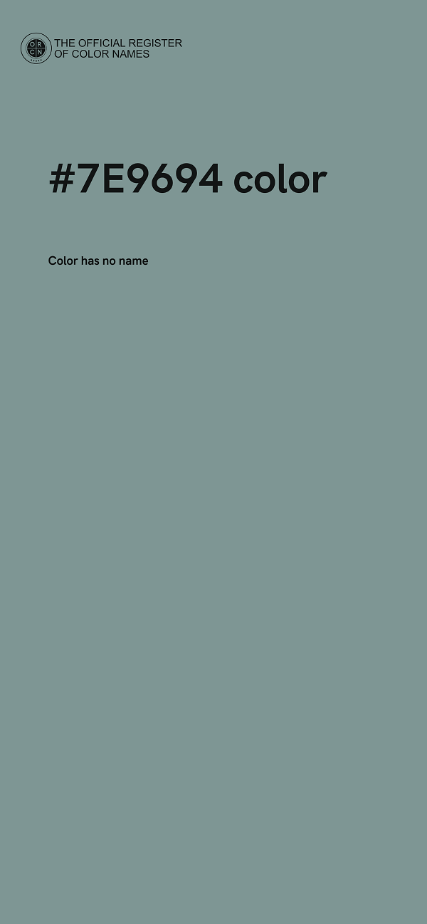 #7E9694 color image