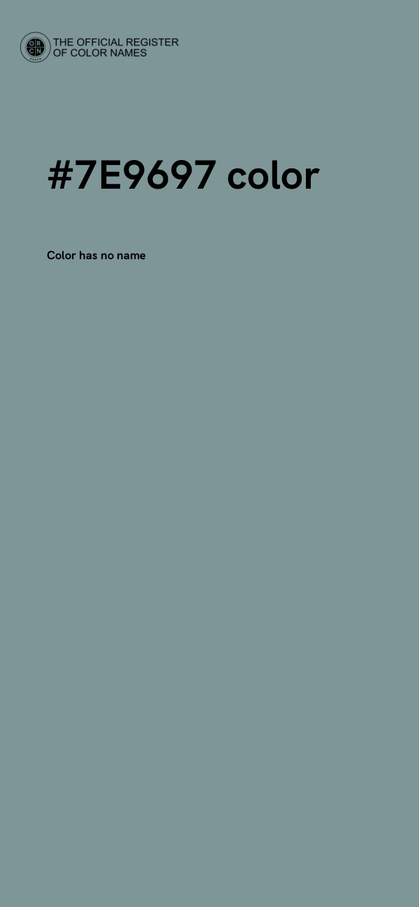 #7E9697 color image