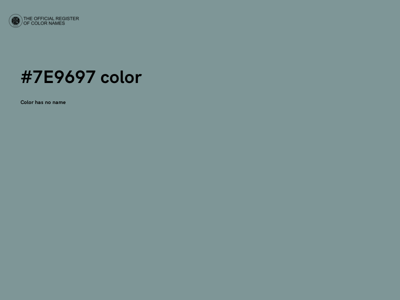 #7E9697 color image