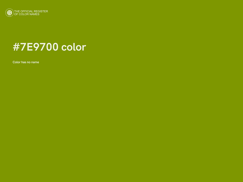 #7E9700 color image