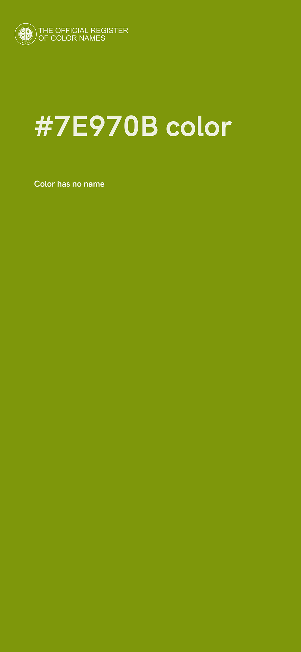 #7E970B color image