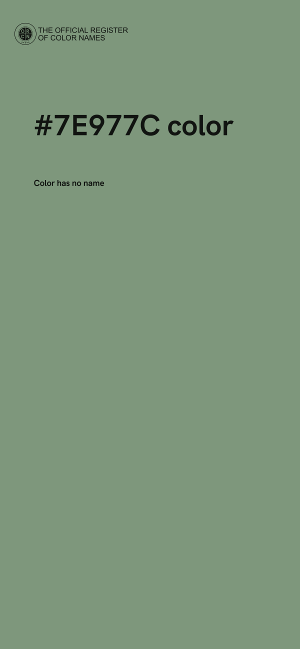 #7E977C color image