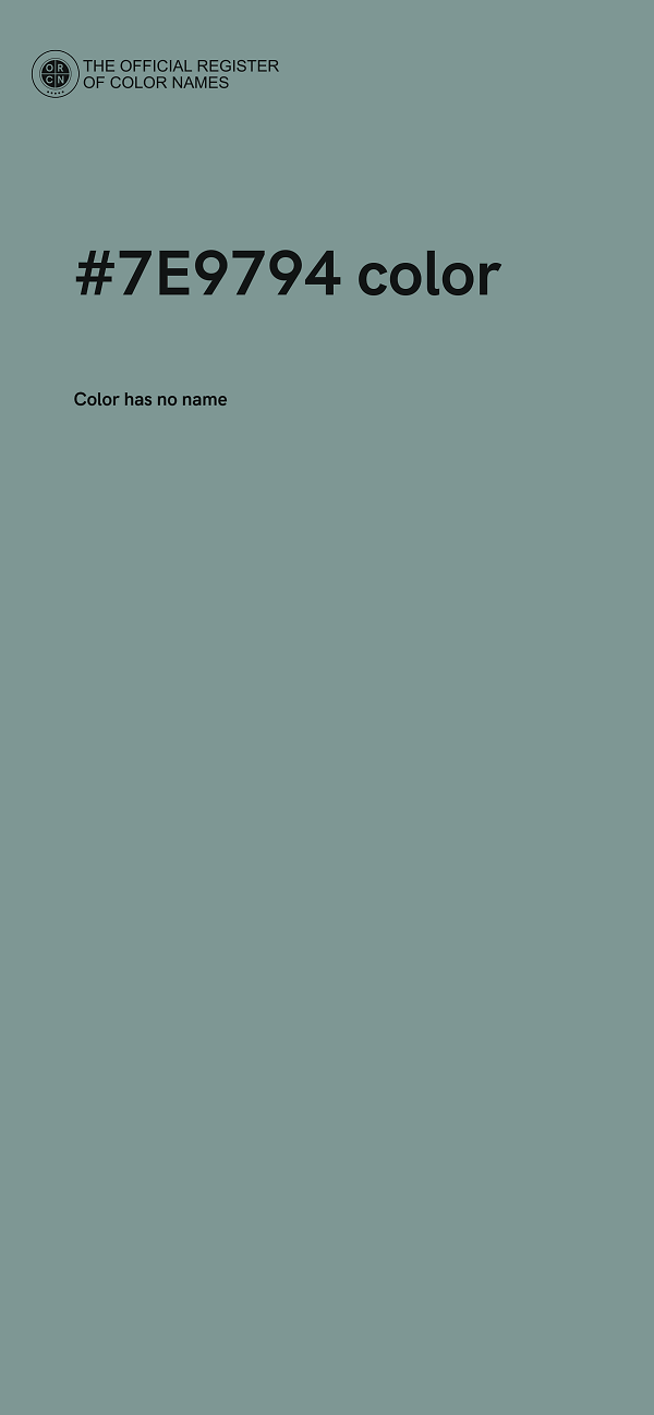 #7E9794 color image