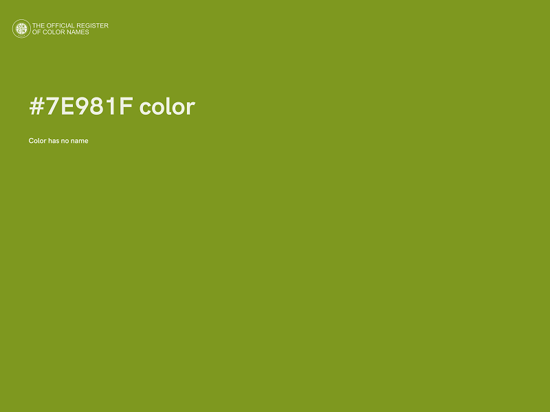 #7E981F color image