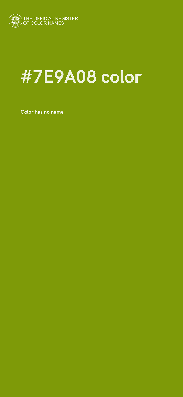 #7E9A08 color image