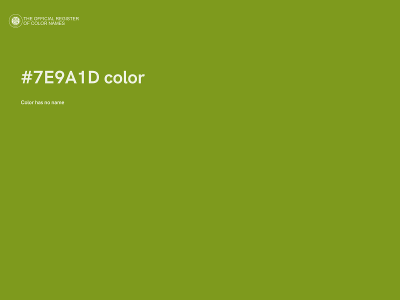 #7E9A1D color image