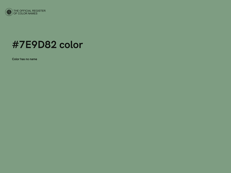 #7E9D82 color image