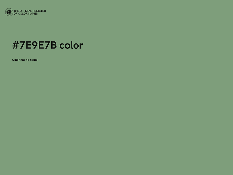 #7E9E7B color image