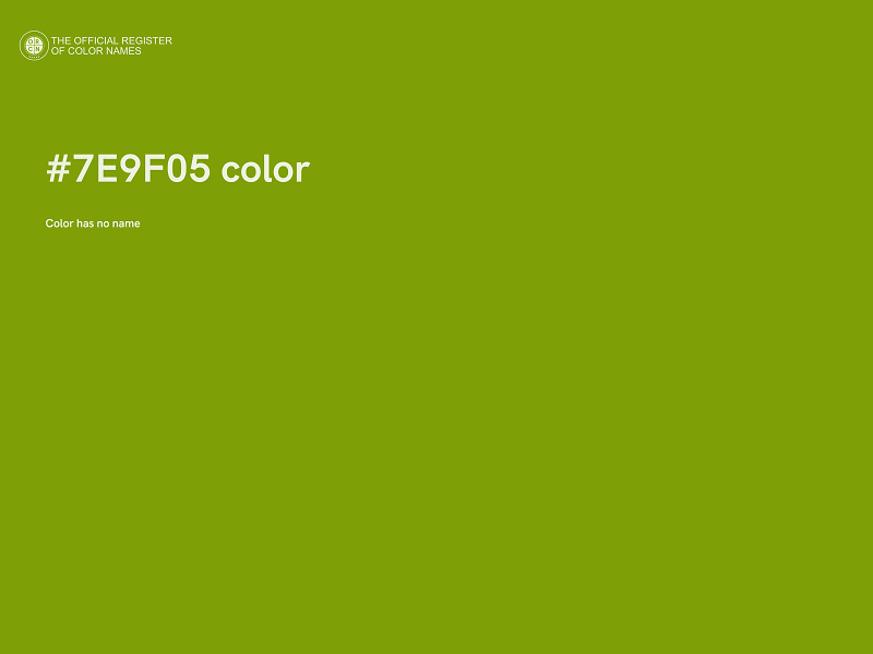 #7E9F05 color image