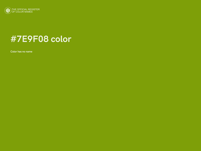 #7E9F08 color image