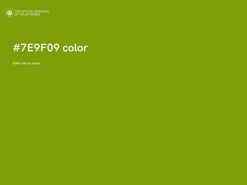 #7E9F09 color image