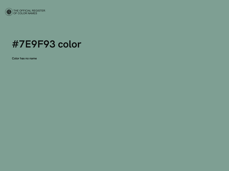 #7E9F93 color image