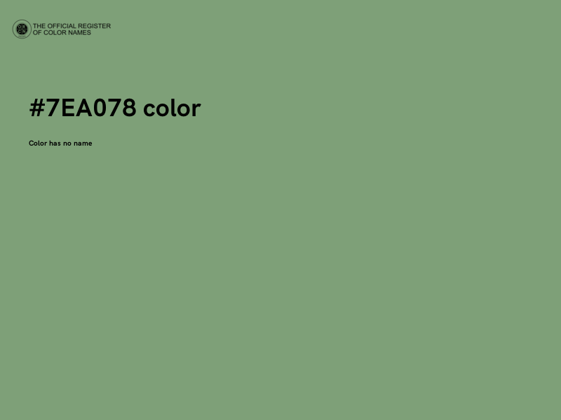 #7EA078 color image