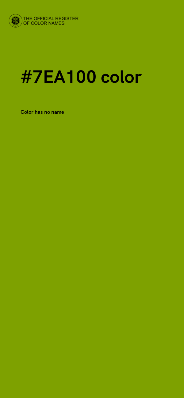 #7EA100 color image