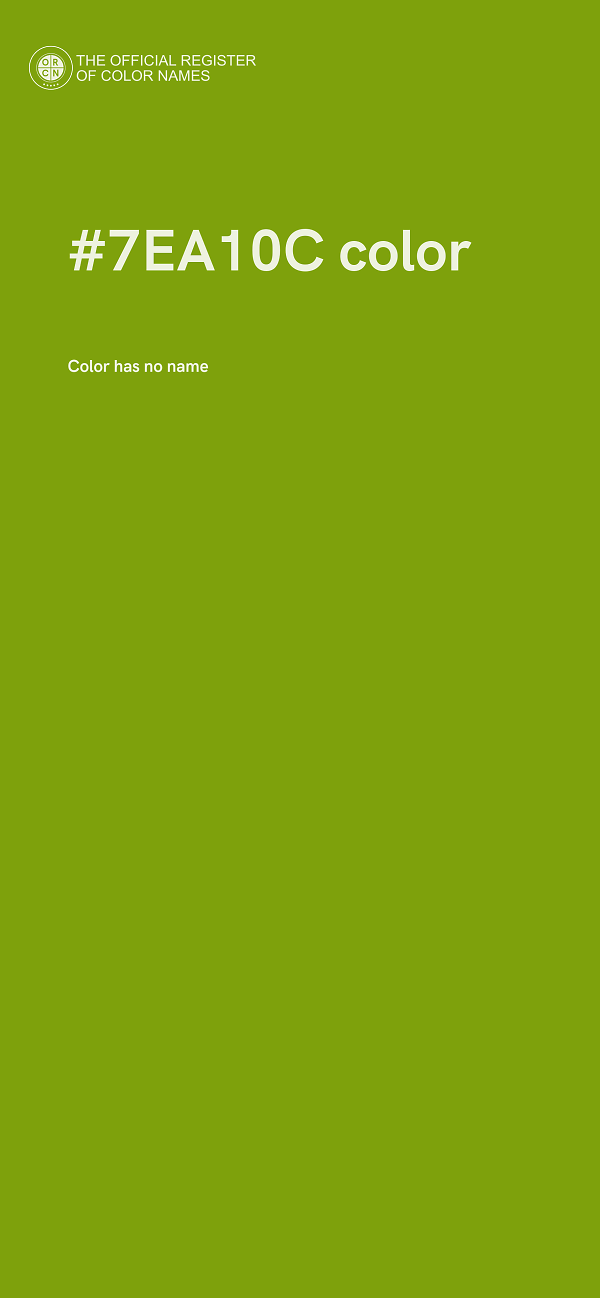 #7EA10C color image