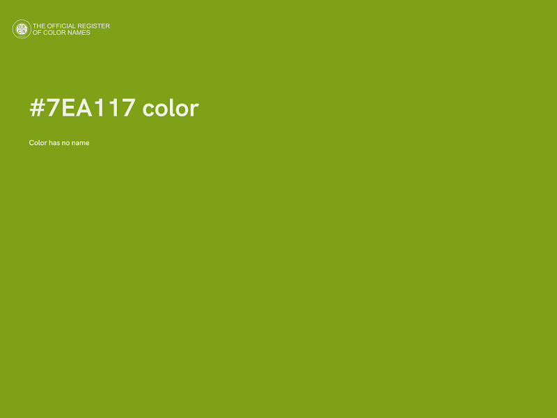 #7EA117 color image