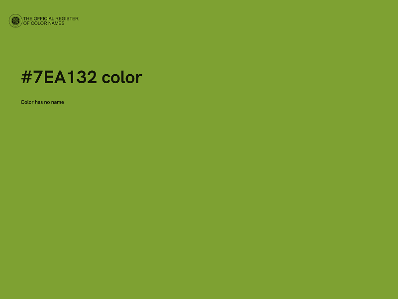 #7EA132 color image