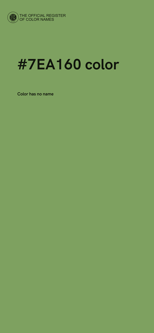 #7EA160 color image