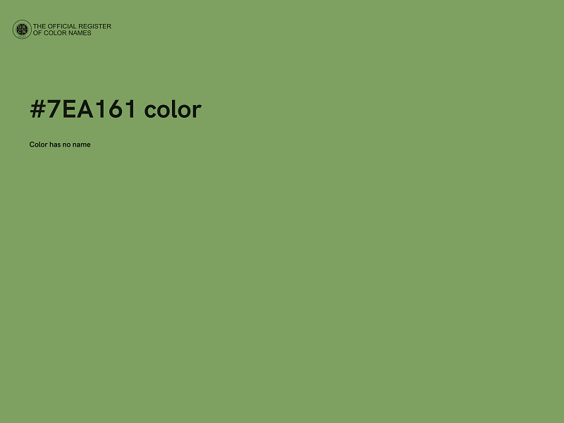 #7EA161 color image