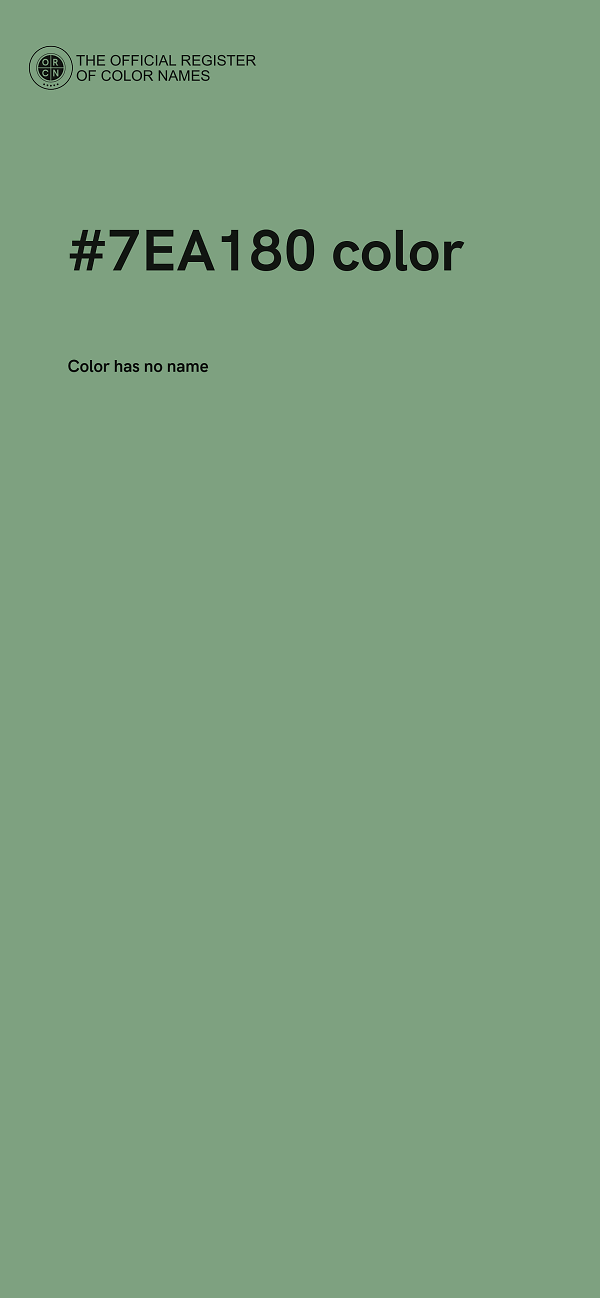 #7EA180 color image