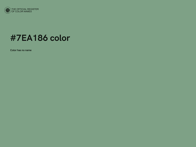 #7EA186 color image