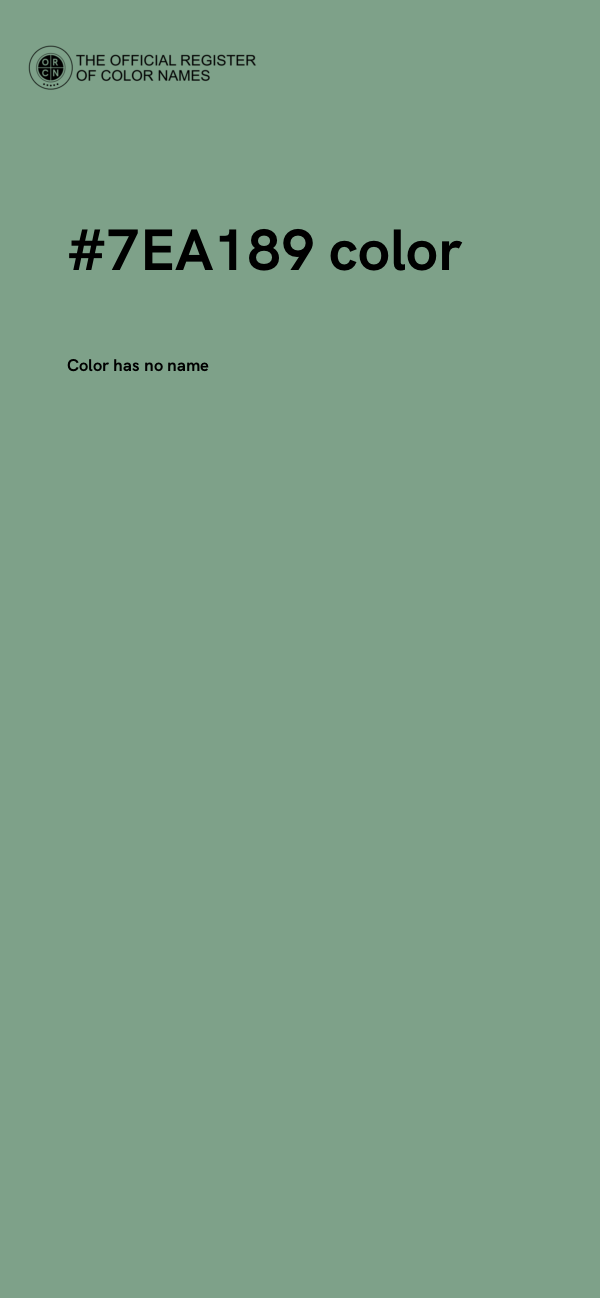 #7EA189 color image