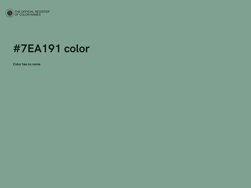 #7EA191 color image