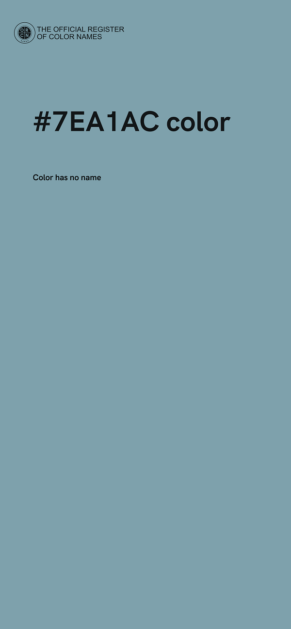 #7EA1AC color image