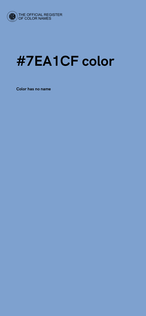 #7EA1CF color image
