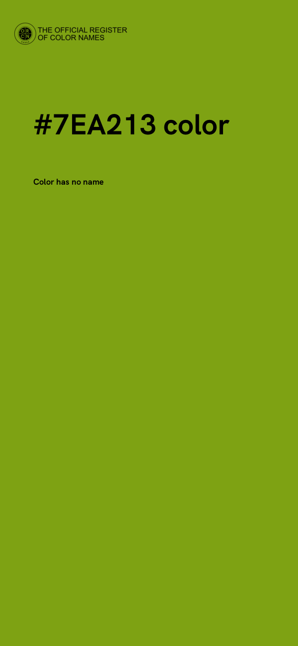 #7EA213 color image