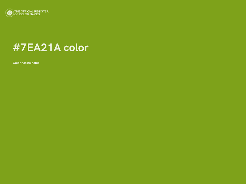 #7EA21A color image