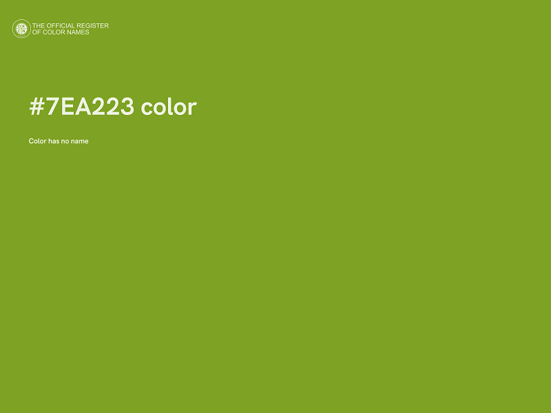 #7EA223 color image