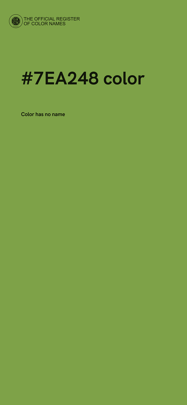 #7EA248 color image